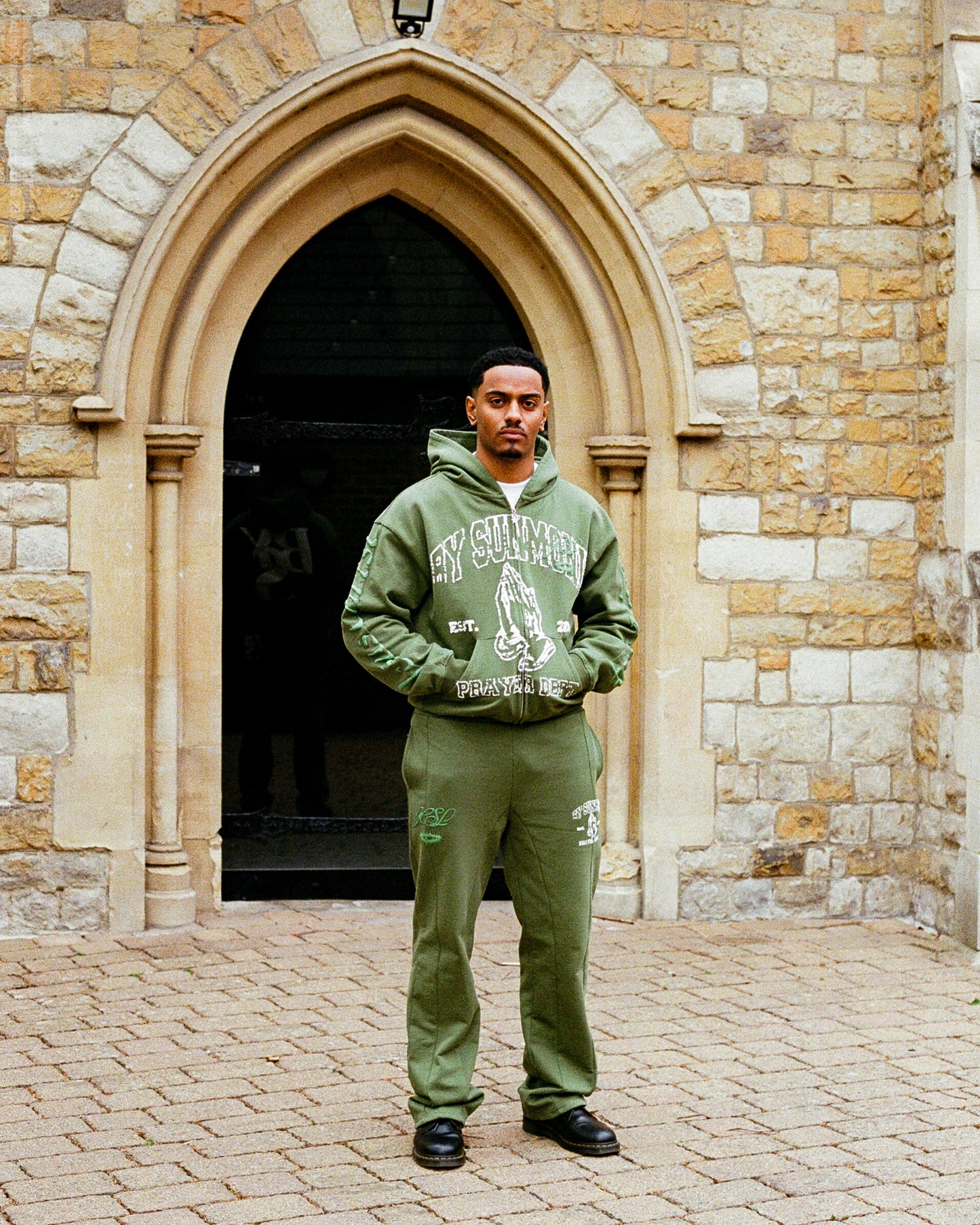 Prayer Dept Joggers - Matcha Green